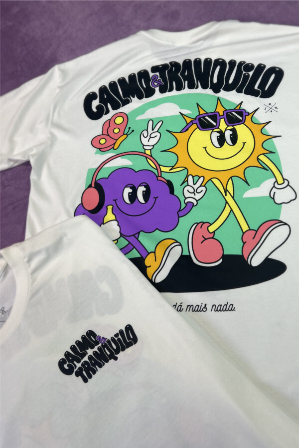 Camiseta Calmo e Tranquilo - Image 2